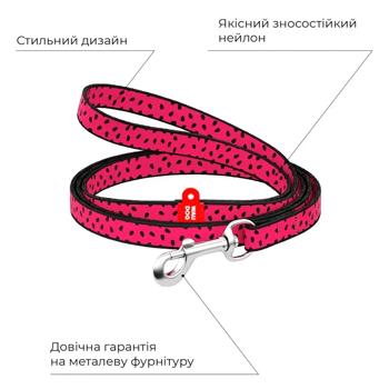 Поводок Waudog Nylon нейлоновый XS 122см/10мм с рисунком арбуз - купить, цены на - фото 2