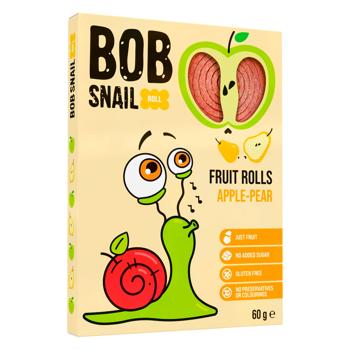 Цукерки Bob Snail Яблуко-груша натуральні 60г