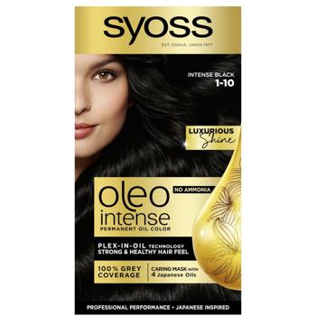 Syoss Oleo Intense 1-10 Deep Black Ammonia Free Hair Dye - buy, prices for - photo 2