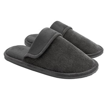 Twins HS-OZ Velvet/Velour Men's Lined Slippers s.44-45 Grey - buy, prices for - photo 2