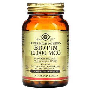 Solgar Biotin 10000mcg 120 capsules - buy, prices for - photo 1