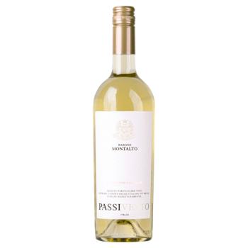 Вино Montalto Passivento Terre Siciliane белое полусухое 12,5% 0,75л - купить, цены на AlcoHub - фото 1