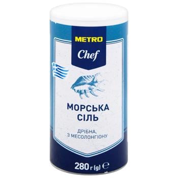 Соль Metro Chef морская мелкая шейкер 280г - купить, цены на METRO - фото 1