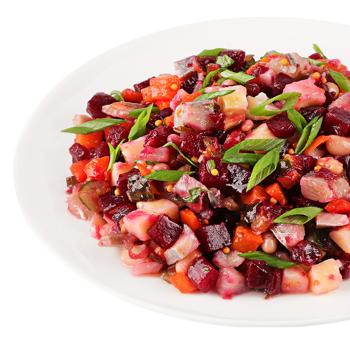 Vinaigrette Salad with Herring and Beans