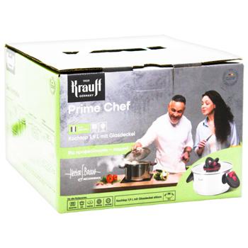 Кастрюля Krauff Prime Chef с крышкой 16см 1,9л - купить, цены на NOVUS - фото 3