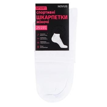 Novus Demi-Season Middle Women's Socks s.25 White - buy, prices for NOVUS - photo 1