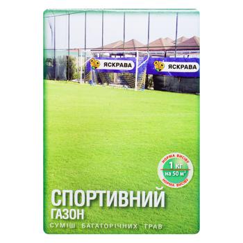 Трава Яскрава Спортивный газон 1кг - купить, цены на Auchan - фото 2