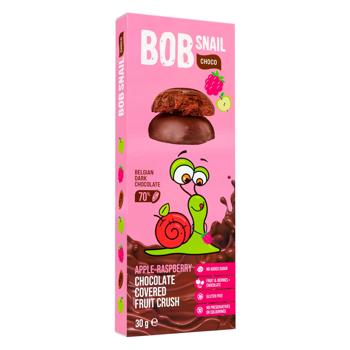 Bob Snail Apple-Raspberry Candy in Dark Chocolate 30g - buy, prices for Torba - photo 1