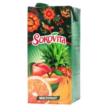 Multifruit juicy drink Sokovita 950ml - buy, prices for Torba - photo 1