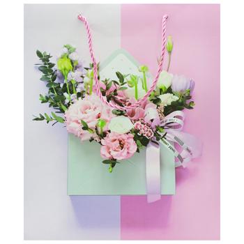 Пакет подарунковий Конверт 10331-13 26х32х10см - купити, ціни на Чудо Маркет - фото 1