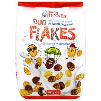 Сніданок сухий Doctor Benner Duo Flakes 200г - купити, ціни на NOVUS - фото 3