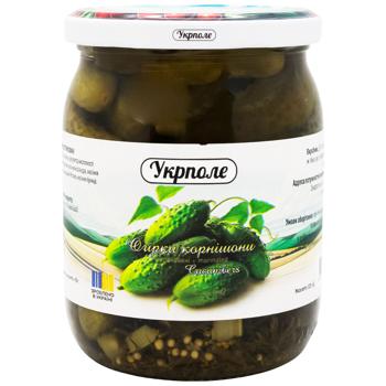 Ukrpole Marinated Cucumbers 540ml - buy, prices for EKO Market - photo 1
