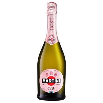 Martini Rose Semidry Sparkling Wine 9.5% 0.75l - buy, prices for COSMOS - photo 1