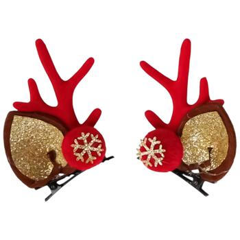 Koopman New Year's Hair Clip 5cm 2 pcs in assortment - buy, prices for - photo 2