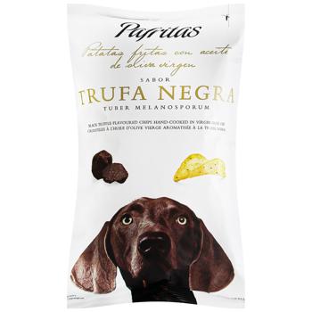 Чипсы картофельные Pafritas с черным трюфелем 100г