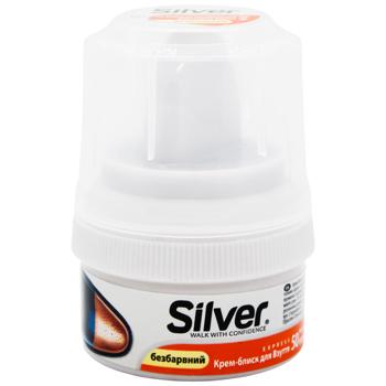 Silver Сolorless Сream for Shoes 50ml - buy, prices for COSMOS - photo 1