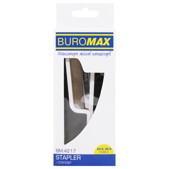 Buromax Black Plastic Stapler - buy, prices for Za Raz - photo 3