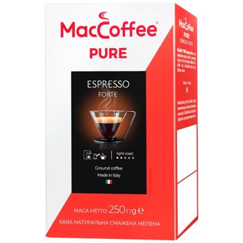 Кава мелена MacCoffee Pure Espresso Forte 250г - купити, ціни на КОСМОС - фото 1
