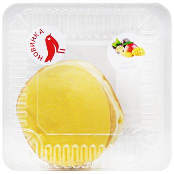 Auchan Mango Glazed Donut with Mango Maracuja Filling 80g - buy, prices for - photo 4