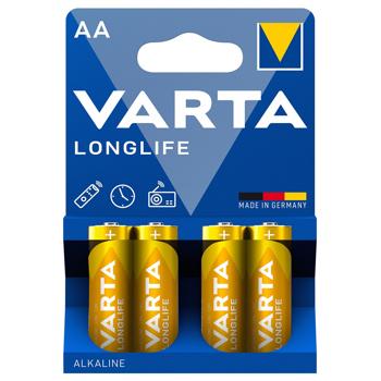VARTA Longlife AA BLI 4 Alkaline Battery - buy, prices for COSMOS - photo 1