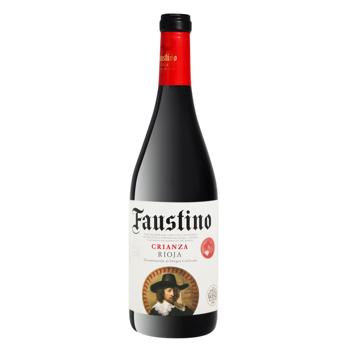 Faustino Crianza Rioja Red Dry Wine 13.5% 0.75l - buy, prices for NOVUS - photo 1