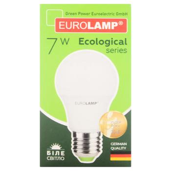 Лампа світлодіодна Eurolamp LED Е27 7W 4000К - купити, ціни на ЕКО Маркет - фото 2