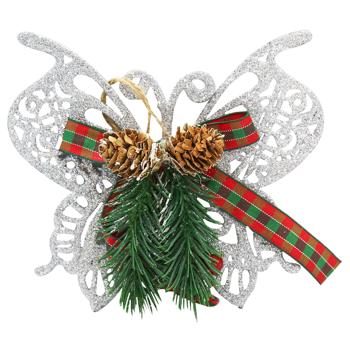 Stolyar Butterfly with Silver Decor Decoration 15x15cm - buy, prices for ULTRAMARKET - photo 1