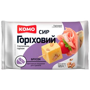 Komo Hard Сheese with Walnuts 50% 185g - buy, prices for COSMOS - photo 1