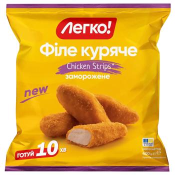 Филе куриное Легко! Chicken Strips 400г - купить, цены на Auchan - фото 1