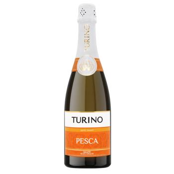 Напій винний ігристий Turino Pesca Salute білий напівсолодкий 6,5% 0,75л - купити, ціни на NOVUS - фото 1