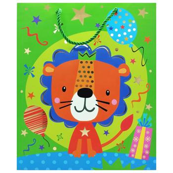 Пакет подарочный бумажный 26*32*10см - купить, цены на Таврия В - фото 2