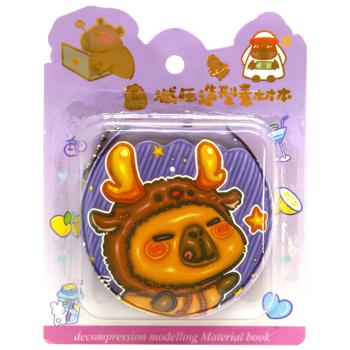 Capybara-3D Antistress Mini Notebook 80 sheets in Assortment - buy, prices for Biotus - photo 2