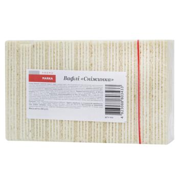 Вафлі Marka Promo Сніжинка 220г - купити, ціни на NOVUS - фото 1