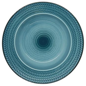 Blue Soup Plate 23.4cm 16191-1-16191