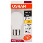 Osram LED Lamp LVCLP60 E27 3000K