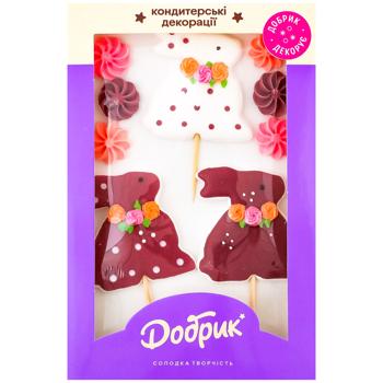 Dobryk Bunnies New Confectionery Decorations 9pcs - buy, prices for Epicentr FOOD - photo 1
