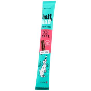 Лакомство для собак Half&Half Meaty Stick палочка с говядиной 12г - купить, цены на MasterZoo - фото 1
