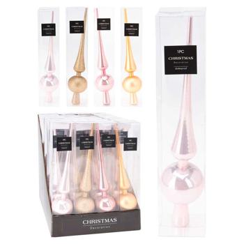 Верхушка на елку Koopman Pretty 27см в ассортименте