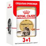 Корм вологий Royal Canin для котів породи мейн-кун 3+1шт х 85г