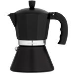 Ardesto Gemini Trento Black Geyser Coffee Maker 6 cups