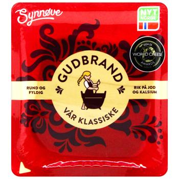 Сыр Synnove Гудбрандсдален нарезанный 35% 150г - купить, цены на Чудо Маркет - фото 2