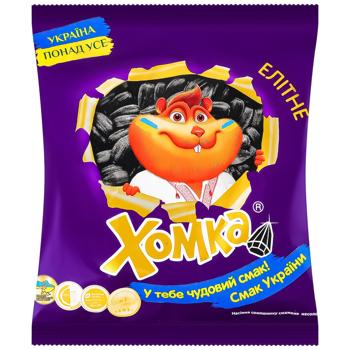 Семена подсолнечника Хомка Элитные жареные несоленые 110г - купить, цены на КОСМОС - фото 1