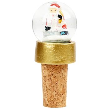 Пробка для бутылки Koopman новогодняя 4х9см