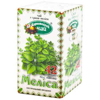 Karpatskyi Chay Melissa Herbal Tea 1g*42pcs - buy, prices for METRO - photo 1