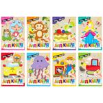 Книга Апельсин Чарівна аплікація А4 12 аркушів в асортименті