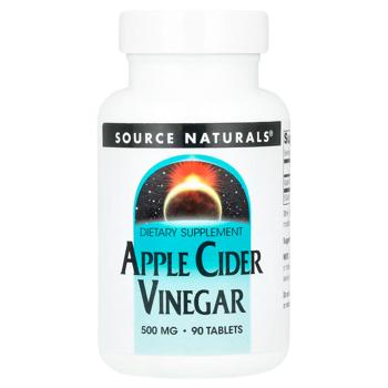 Source Naturals Apple Cider Vinegar 500mg 90 tablets