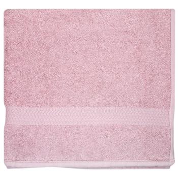 Towel Terry Border 70x140cm pink - buy, prices for ULTRAMARKET - photo 1