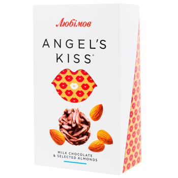 Lyubimov Angel's kiss Milk Chocolate with Almonds Candy 100g - buy, prices for - photo 1