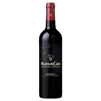 Baron Philippe de Rothschild Mouton Cadet Rouge Red Dry Wine 13.5% 0.75l - buy, prices for - photo 1