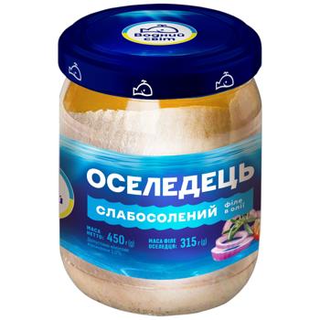 Оселедець Водний Світ Філе слабосолений в олії 450г - купити, ціни на Епіцентр FOOD - фото 2